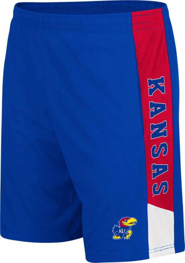 Colosseum Men's Kansas Jayhawks Crimson Wonkavision Shorts