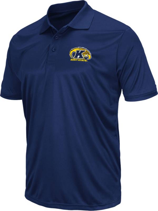 Colosseum Men's Kent State Golden Flashes Navy Blue Polo