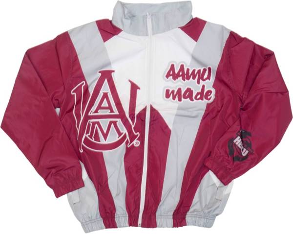 Tones of Melanin Men's Alabama A&M Bulldogs Maroon Windbreaker Jacket product image