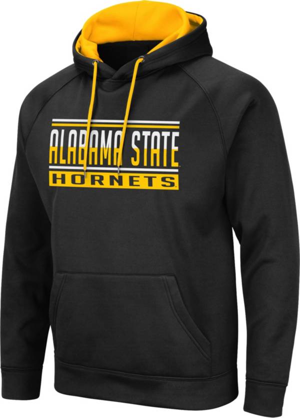 Colosseum Men's Alabama State Hornets Black Pullover Hoodie