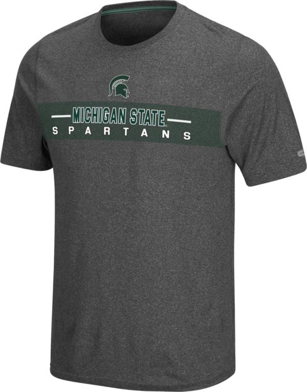 Colosseum Men's Michigan State Spartans Grey Marty T-Shirt