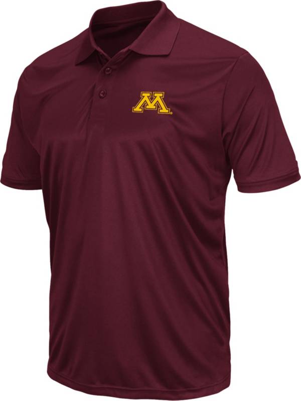 Colosseum Men's Minnesota Golden Gophers Maroon Polo