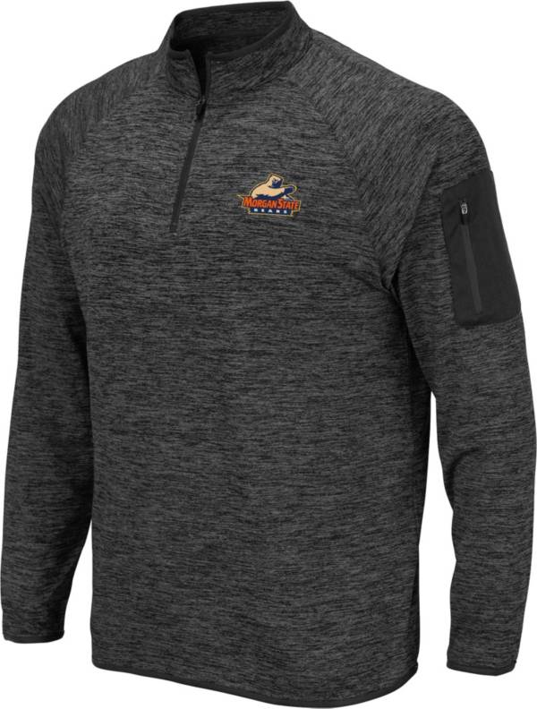 Colosseum Men's Morgan State Bears Grey Quarter-Zip Pullover Shirt