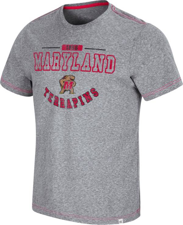 Colosseum Men's Maryland Terrapins Grey Tannen T-Shirt