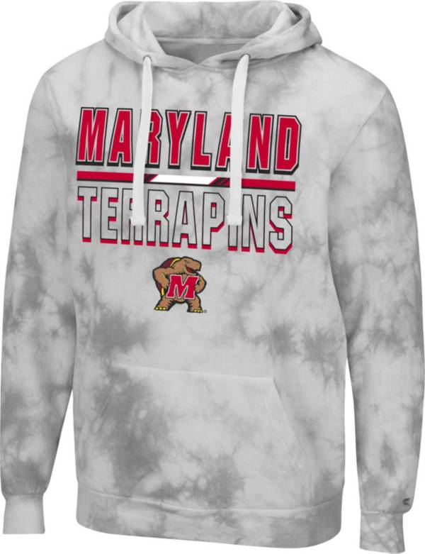 Colosseum Men's Maryland Terrapins Grey Pullover Hoodie