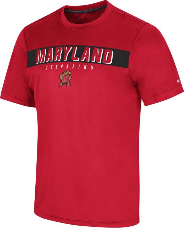 Colosseum Men's Maryland Terrapins Red Mosbius T-Shirt