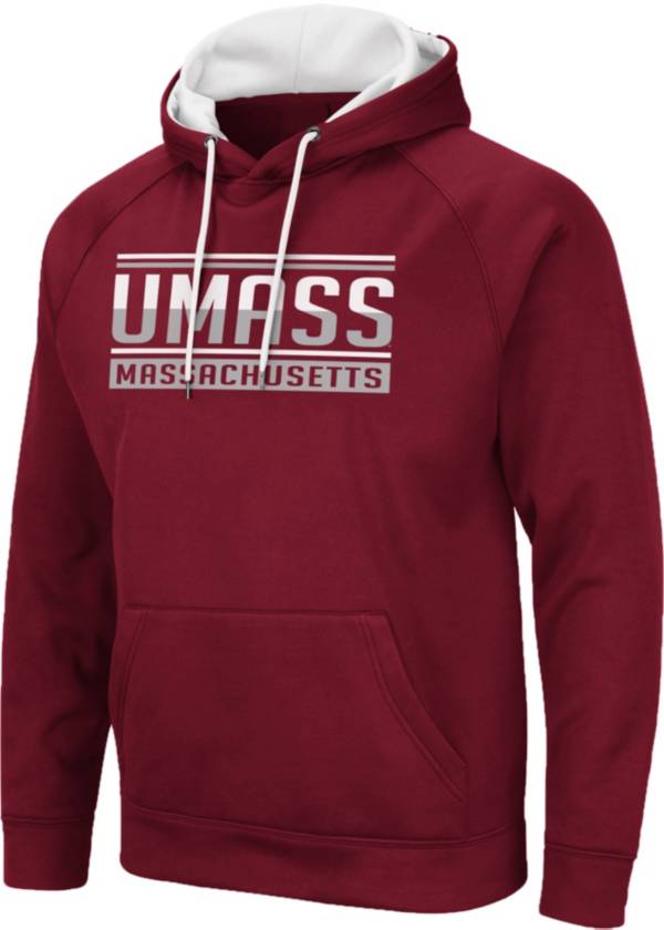 Colosseum Men's UMass Minutemen Maroon Pullover Hoodie