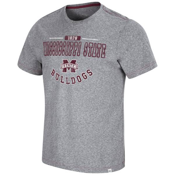 Colosseum Men's Mississippi State Bulldogs Grey Tannen T-Shirt