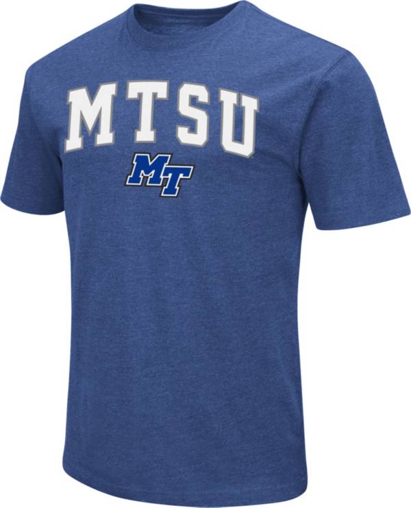 Colosseum Men's Middle Tennessee State Blue Raiders Blue Dual Blend T-Shirt