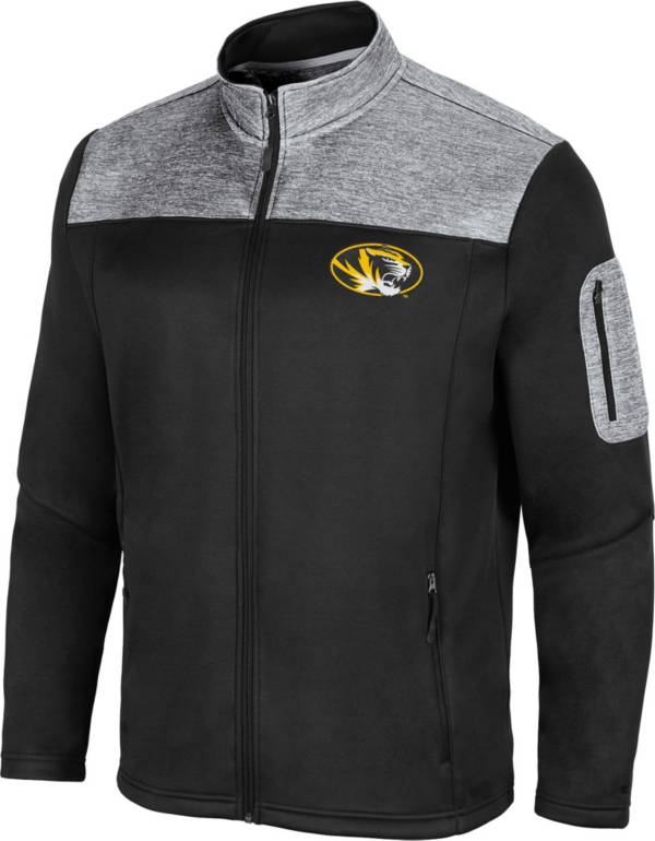 Colosseum Men's Missouri Tigers Black Third Wheel Full-Zip Jacket