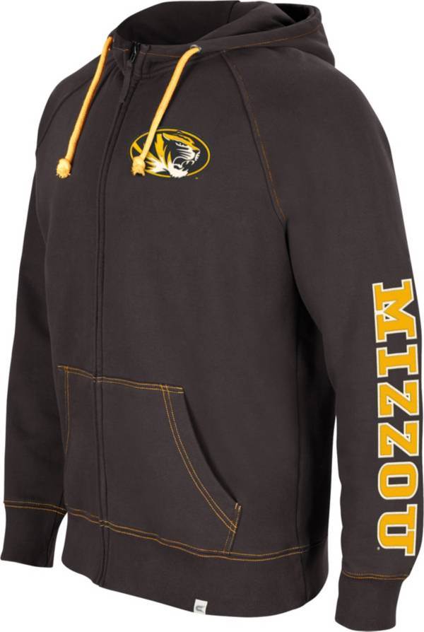 Colosseum Men's Missouri Tigers Black Intervention Full-Zip Hoodie