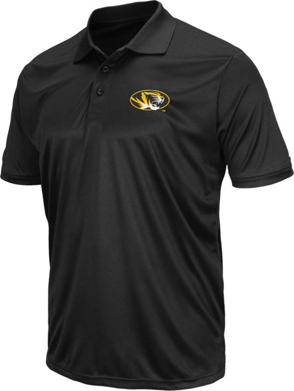 Colosseum Men's Missouri Tigers Black Polo