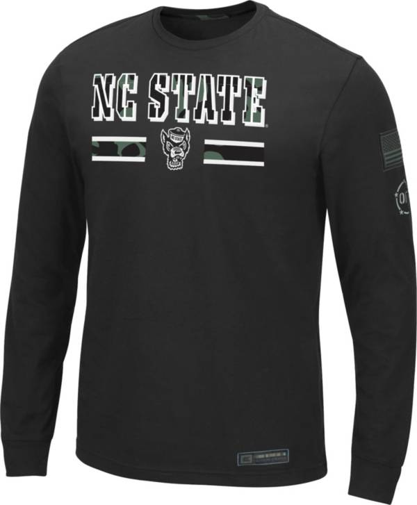 Colosseum Men's NC State Wolfpack Black OHT Long Sleeve T-Shirt