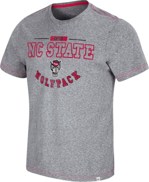 Colosseum Men's NC State Wolfpack Grey Tannen T-Shirt