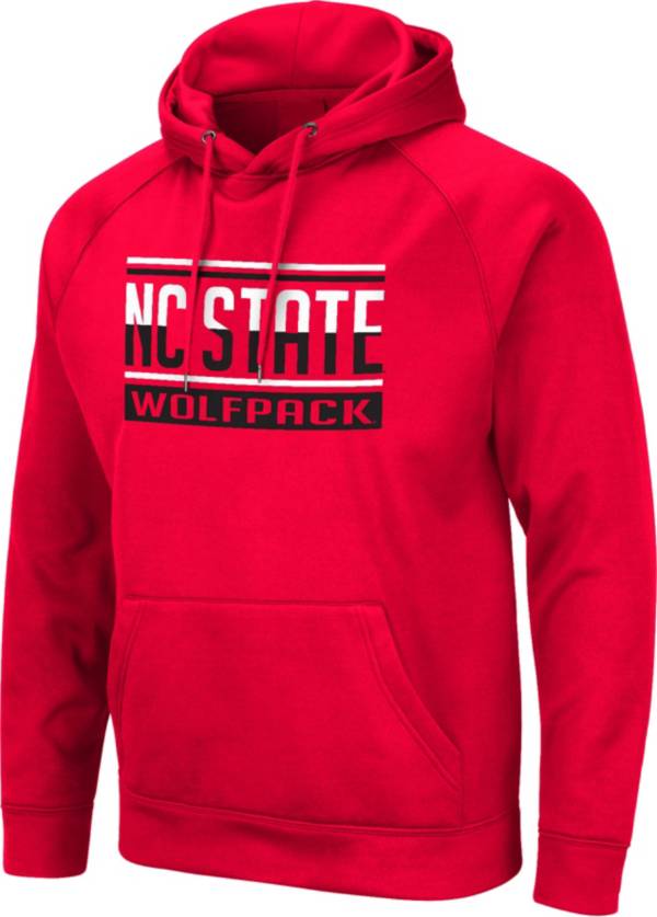 Colosseum Men's NC State Wolfpack Red Pullover Hoodie