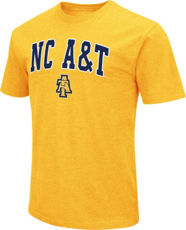 Colosseum Men's North Carolina A&T Aggies Gold Dual Blend T-Shirt product image