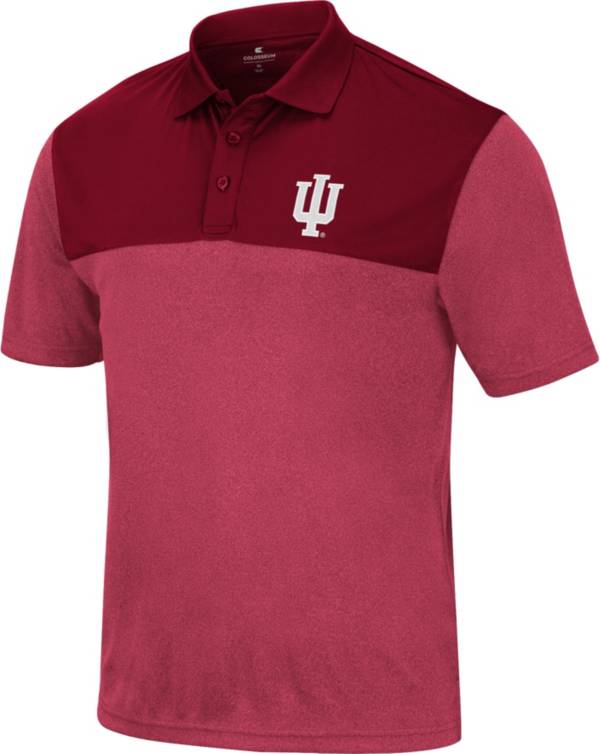 Colosseum Men's Indiana Hoosiers Crimson Polo