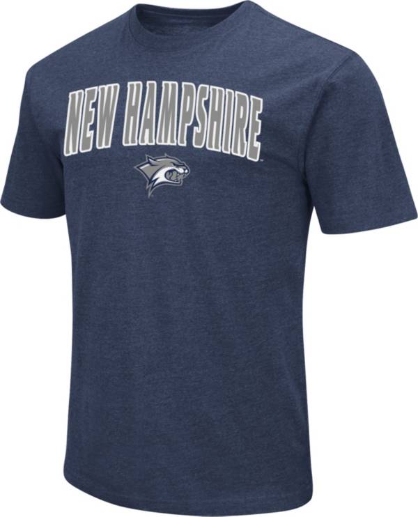 Colosseum Men's New Hampshire Wildcats Blue Dual Blend T-Shirt