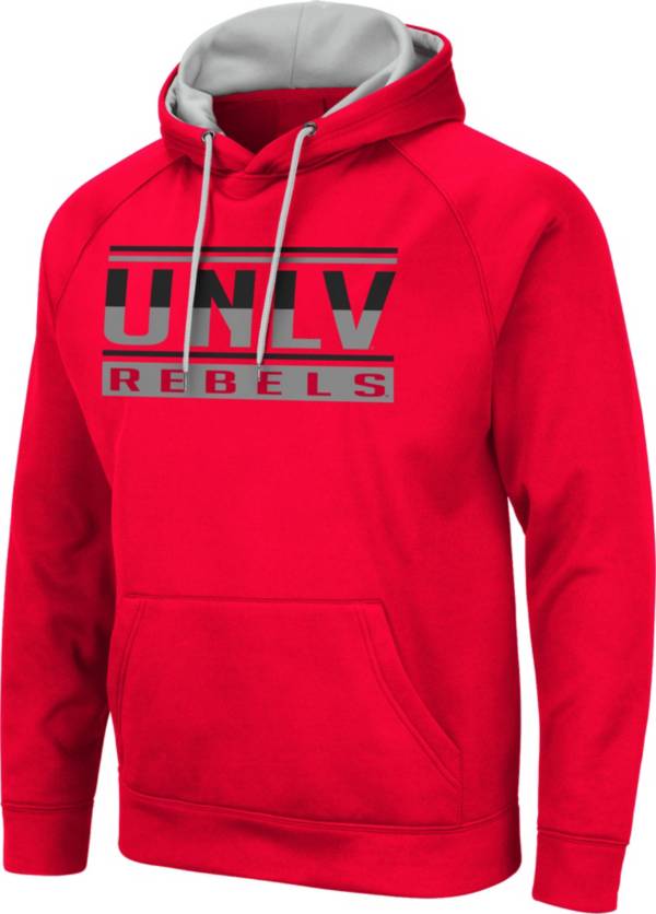 Colosseum Men's UNLV Rebels Scarlet Pullover Hoodie product image