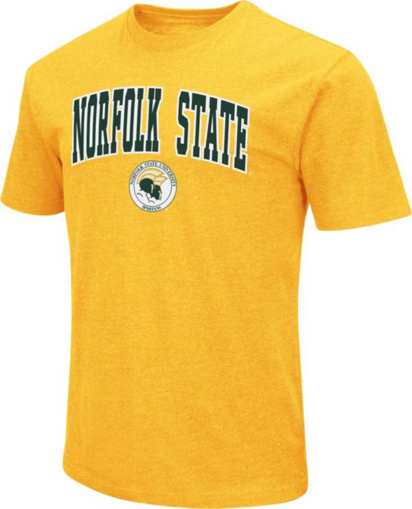 Colosseum Men's Norfolk State Spartans Gold Dual Blend T-Shirt