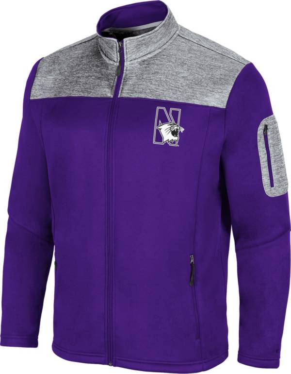 Colosseum Men's Northwestern Wildcats Purple Third Wheel Full-Zip Jacket