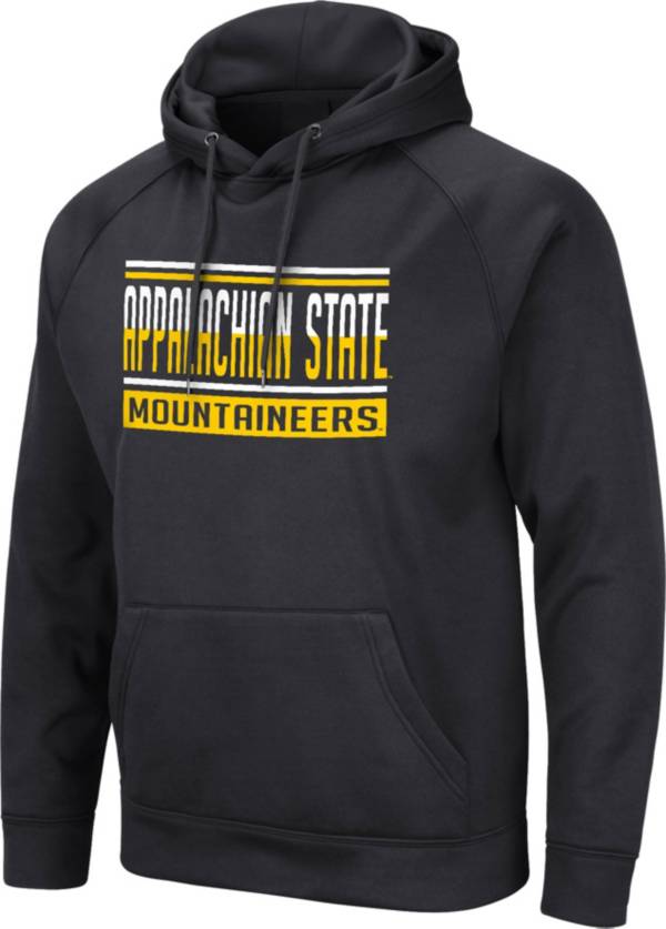 Colosseum Men's Appalachian State Mountaineers Black Pullover Hoodie