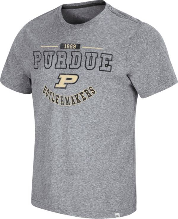 Colosseum Men's Purdue Boilermakers Grey Tannen T-Shirt
