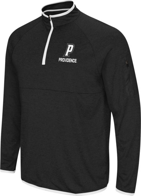 Colosseum Men's Providence Friars Black Rival Quarter-Zip Pullover Shirt