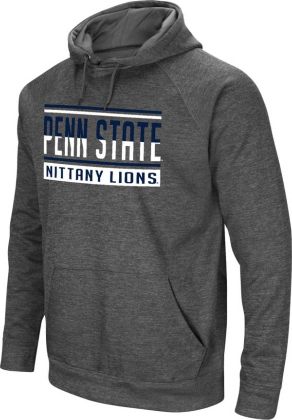 Colosseum Men's Penn State Nittany Lions Grey Pullover Hoodie