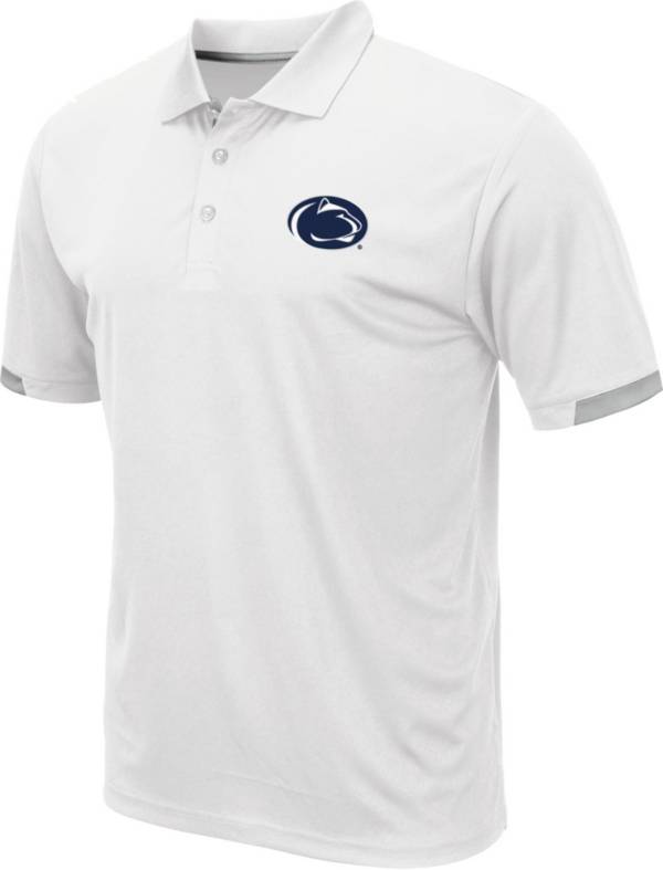 Colosseum Men's Penn State Nittany Lions White Polo