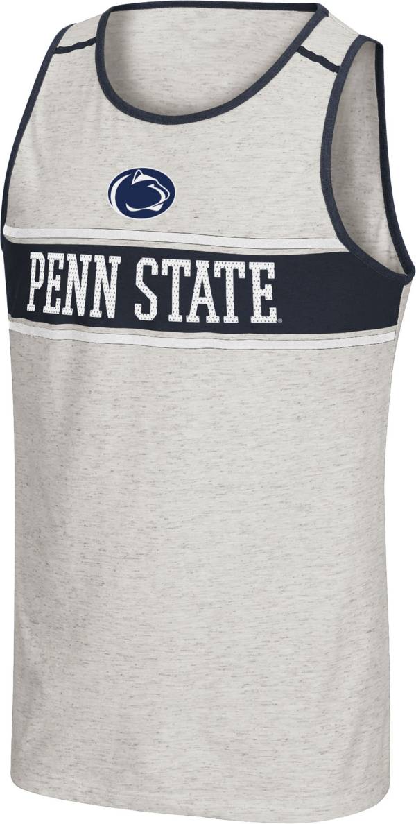 Colosseum Men's Penn State Nittany Lions White Skateboard Tank Top