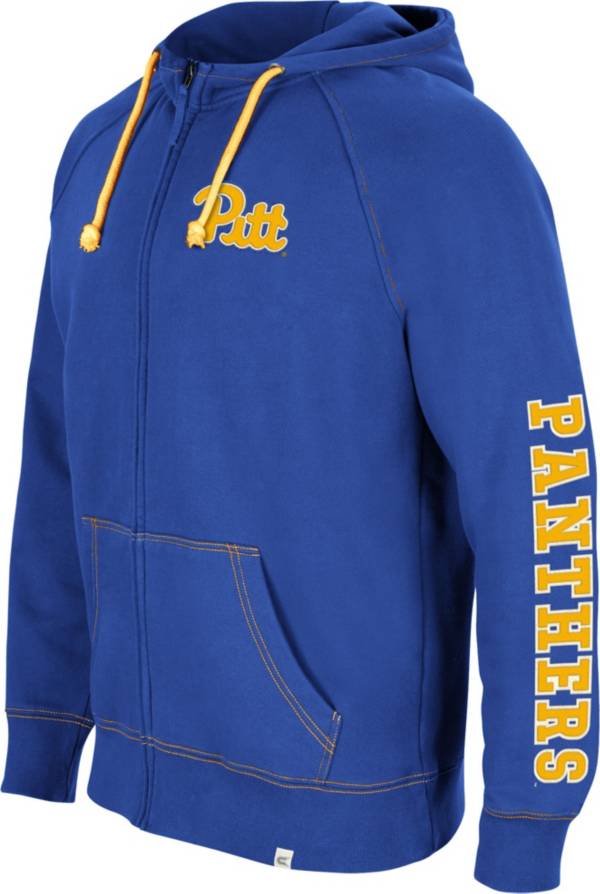 Colosseum Men's Pitt Panthers Blue Intervention Full-Zip Hoodie