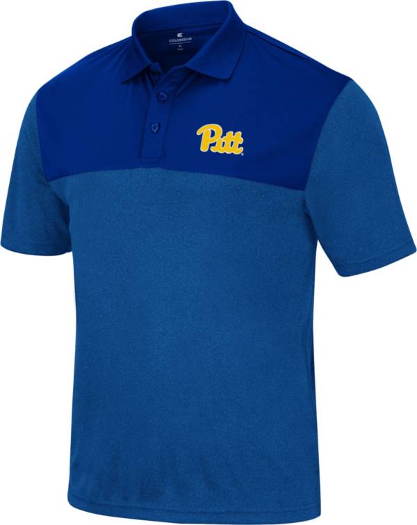 Colosseum Men's Pitt Panthers Blue Polo product image