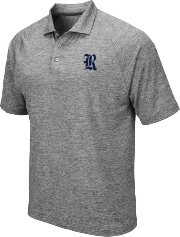 Colosseum Men's Rice Owls Grey Polo