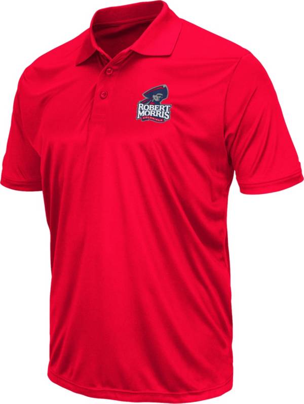 Colosseum Men's Robert Morris Colonials Red Polo