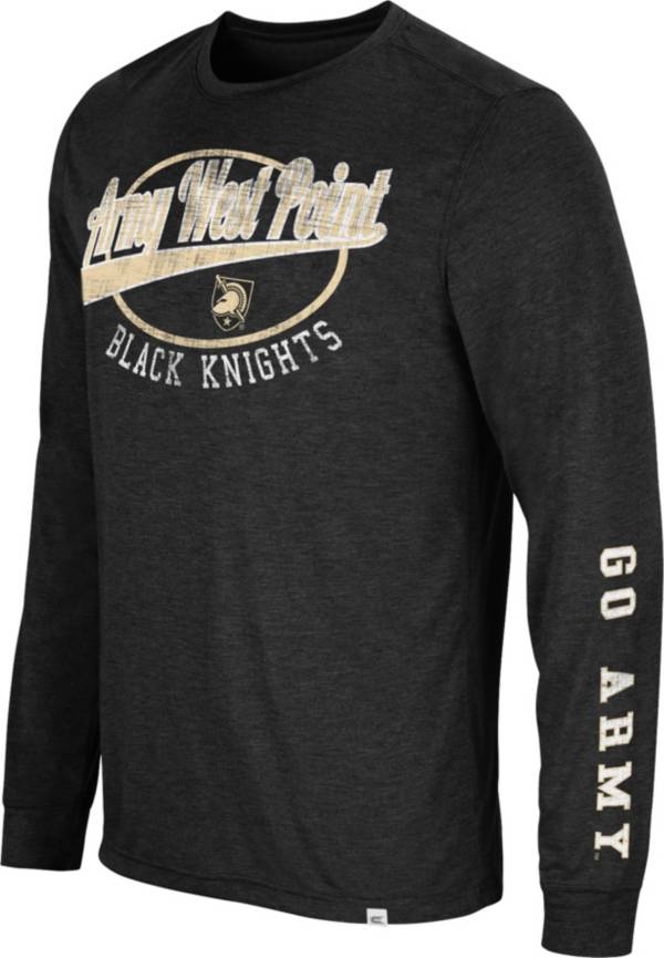 Colosseum Men's Army West Point Black Knights Army Black Far Out! Long Sleeve T-Shirt