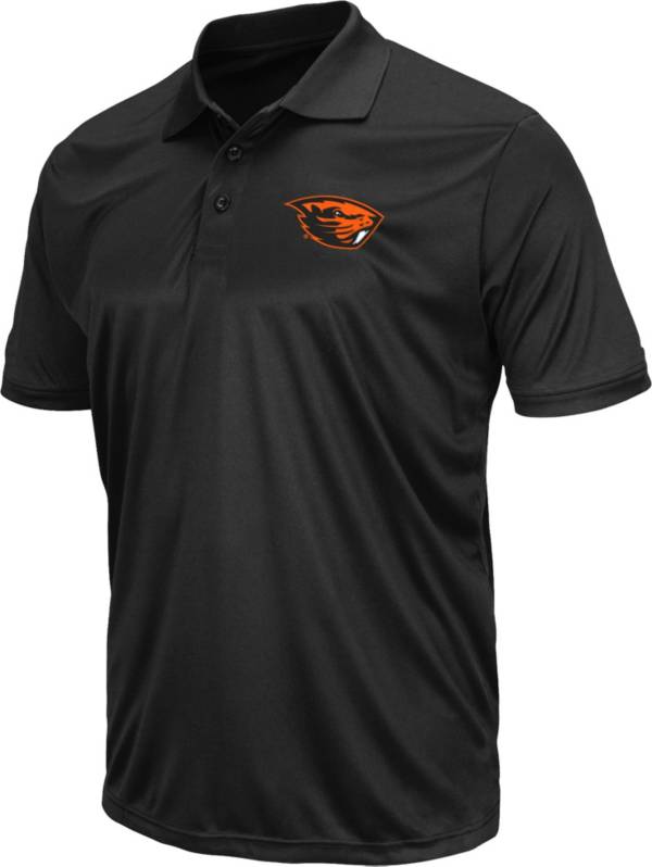 Colosseum Men's Oregon State Beavers Black Polo