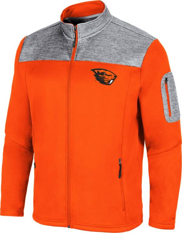 Colosseum Men's Oregon State Beavers Orange Third Wheel Full-Zip Jacket