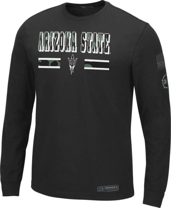 Colosseum Men's Arizona State Sun Devils Black OHT Long Sleeve T-Shirt