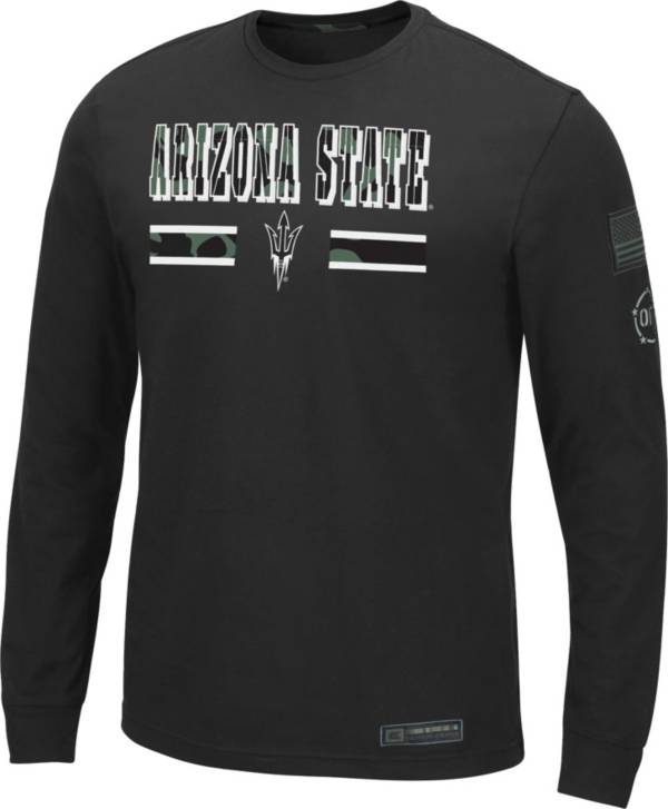 Colosseum Men's Arizona State Sun Devils Black OHT Long Sleeve T-Shirt product image