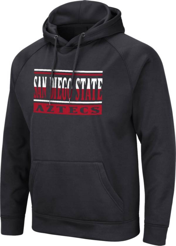 Colosseum Men's San Diego State Aztecs Black Pullover Hoodie