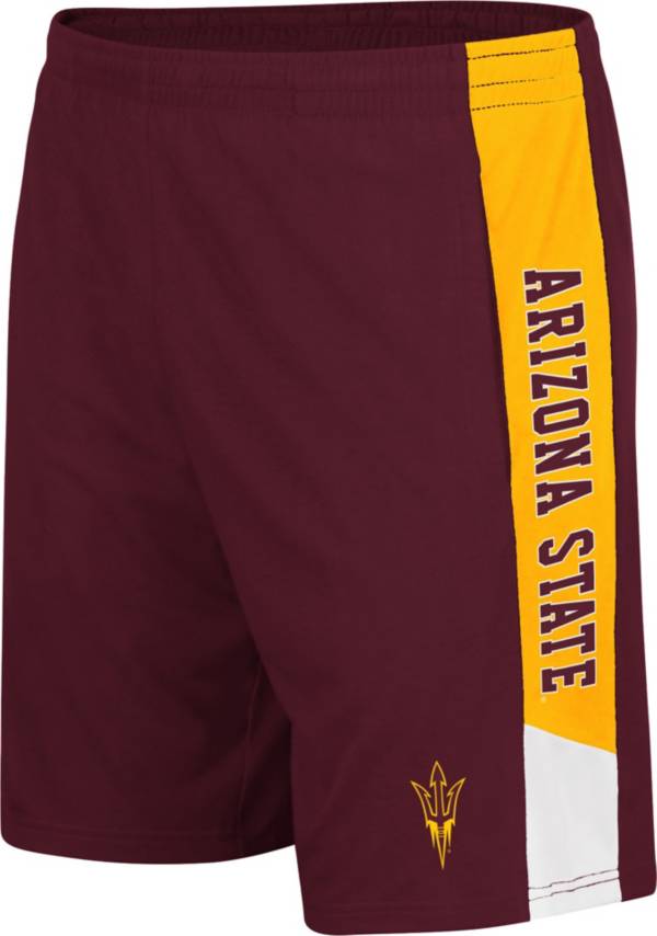 Colosseum Men's Arizona State Sun Devils Maroon Wonkavision Shorts