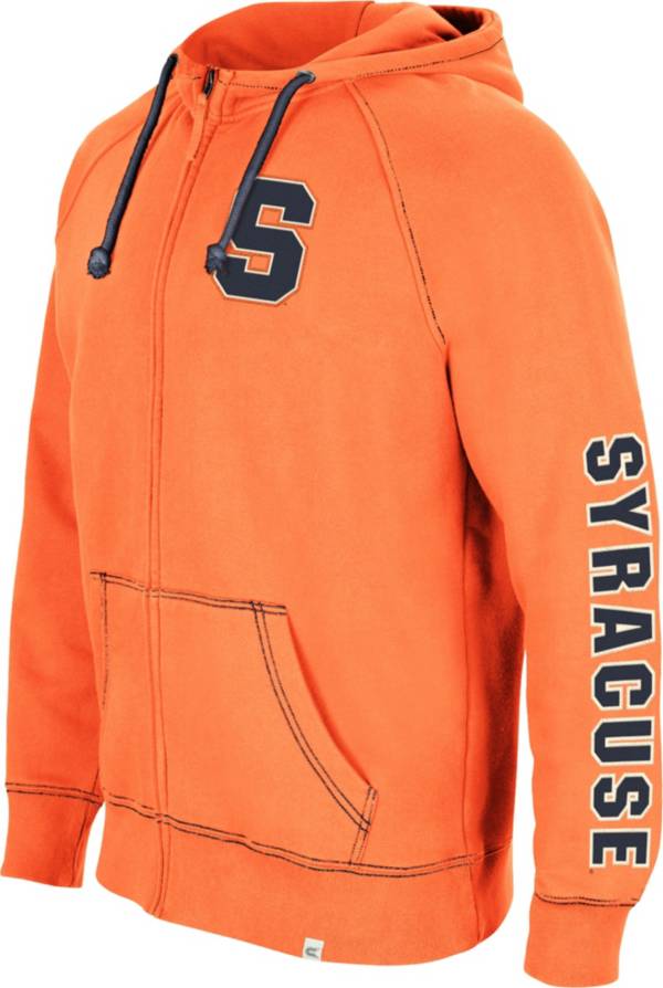 Colosseum Men's Syracuse Orange Orange Intervention Full-Zip Hoodie