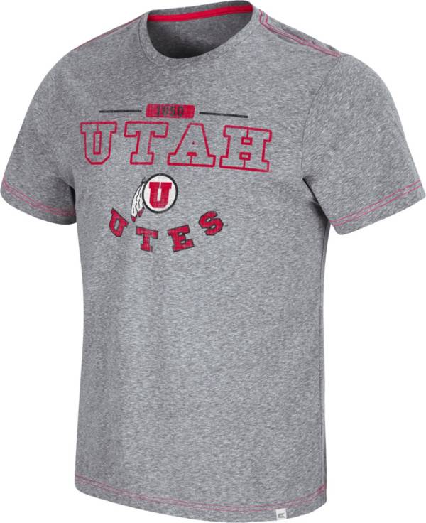 Colosseum Men's Utah Utes Grey Tannen T-Shirt