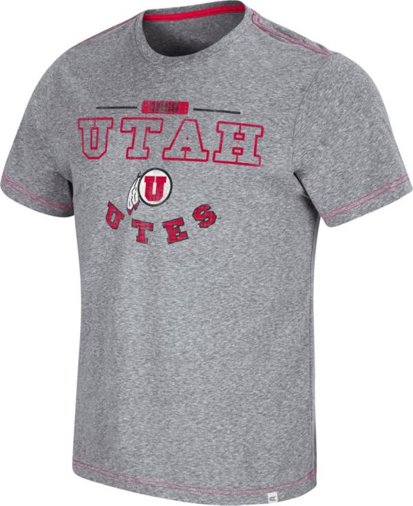 Colosseum Men's Utah Utes Grey Tannen T-Shirt