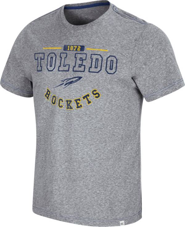 Colosseum Men's Toledo Rockets Grey Tannen T-Shirt