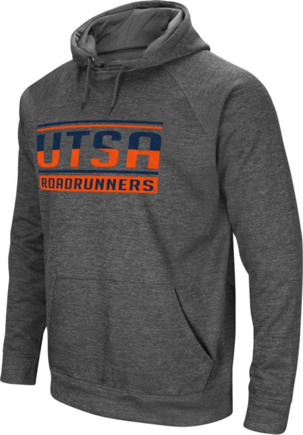 Colosseum Men's UT San Antonio Roadrunners Grey Pullover Hoodie