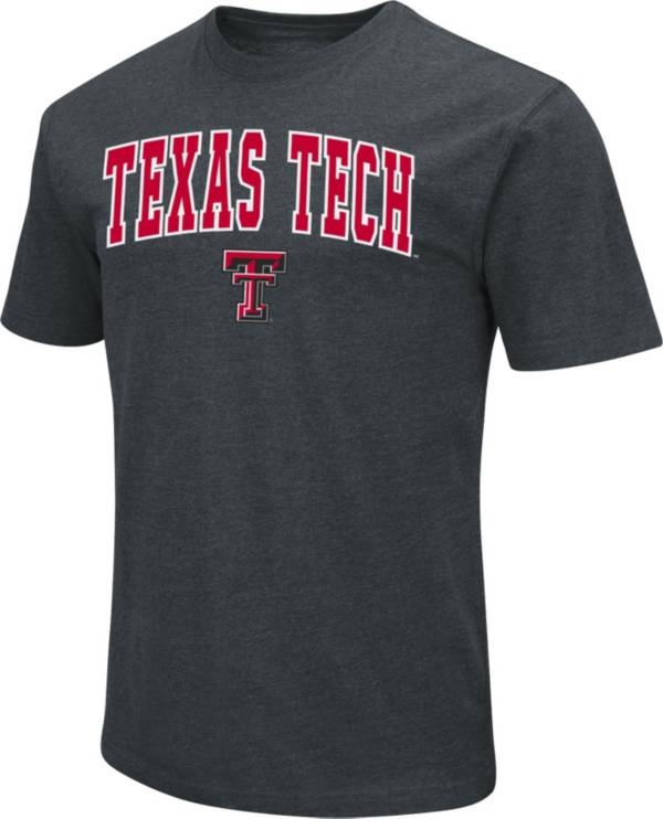Colosseum Men's Texas Tech Red Raiders Black Dual Blend T-Shirt