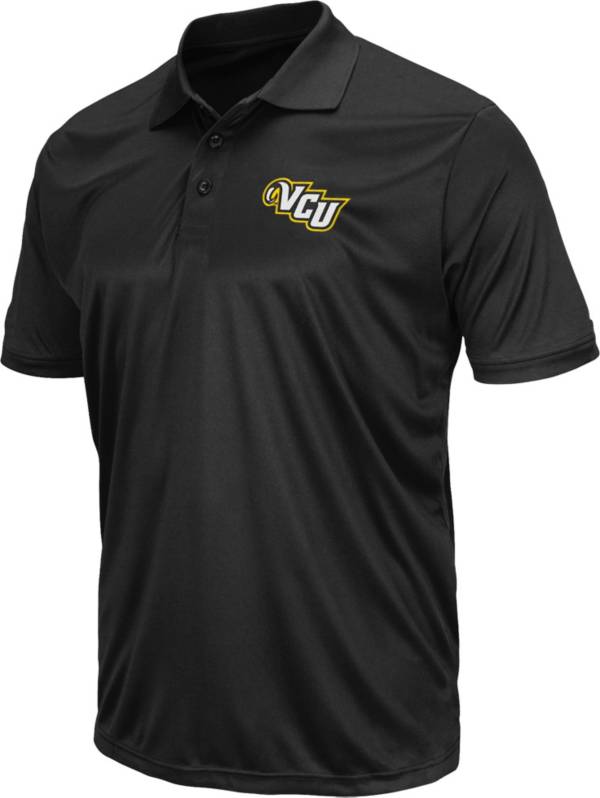 Colosseum Men's VCU Rams Black Polo