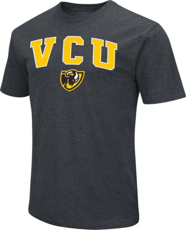 Colosseum Men's VCU Rams Black Dual Blend T-Shirt